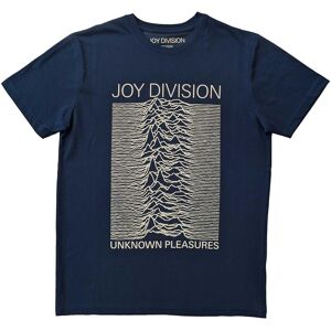 Joy Division Men's Unknown Pleasures T-Shirt in Blue Size: Large Blue L Joy Division Men's Unknown Pleasures T-Shirt in Blue Size: Large Blue L