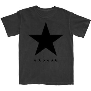 David Bowie Men's Blackstar T-Shirt in Grey Size: Large Grey L David Bowie Men's Blackstar T-Shirt in Grey Size: Large Grey L