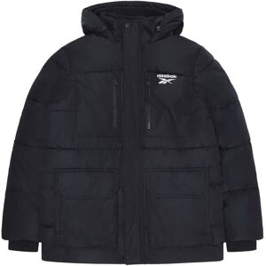 Reebok Men's Puffer Parka Jacket in Black Size: Medium Black M Reebok Men's Puffer Parka Jacket in Black Size: Medium Black M