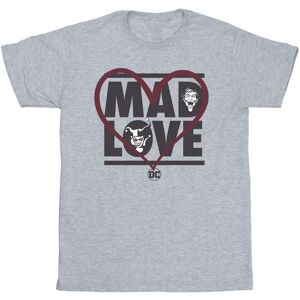Batman Men's Mad Love The Joker & Harley Quinn T-Shirt in Grey Size: Large Grey L Batman Men's Mad Love The Joker & Harley Quinn T-Shirt in Grey Size: Large Grey L