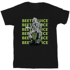 Beetlejuice Men's Pose Cotton T-Shirt in Black Size: 4XL Black 4XL Beetlejuice Men's Pose Cotton T-Shirt in Black Size: 4XL Black 4XL