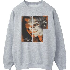 The Lost Boys Men's David Squares Sweatshirt in Grey Size: XL Grey XL The Lost Boys Men's David Squares Sweatshirt in Grey Size: XL Grey XL