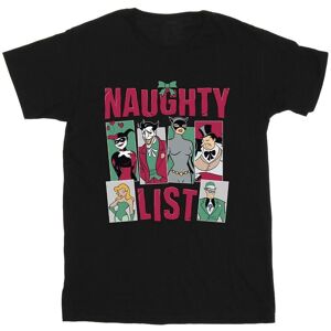 Batman Men's Naughty List T-Shirt in Black Size: Medium Black M Batman Men's Naughty List T-Shirt in Black Size: Medium Black M