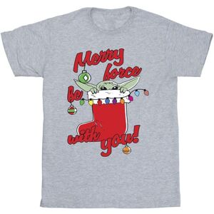 Star Wars Men's Merry Force Be With You T-Shirt in Grey Size: 5XL Grey 5XL Star Wars Men's Merry Force Be With You T-Shirt in Grey Size: 5XL Grey 5XL