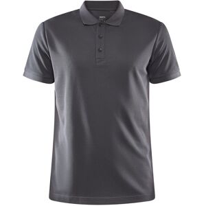 CRAFT Men's Core Unify Polo Shirt in Dark Grey Size: Medium Dark Grey M CRAFT Men's Core Unify Polo Shirt in Dark Grey Size: Medium Dark Grey M