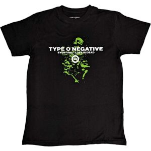 Type O Negative Men's Everyone I Love Is Dead Cotton T-Shirt in Black Size: Small Black S Type O Negative Men's Everyone I Love Is Dead Cotton T-Shirt in Black Size: Small Black S