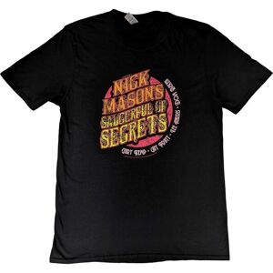 Nick Mason´s Saucerful Of Secrets Men's Echoes European Tour Back Print T-Shirt in Black Size: XL Black XL Nick Mason´s Saucerful Of Secrets Men's Echoes European Tour Back Print T-Shirt in Black Size: XL Black XL