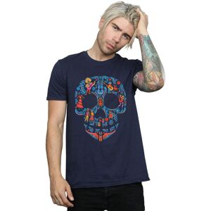Coco Men's Skull Cotton T-Shirt in Navy Size: 3XL Navy 3XL Coco Men's Skull Cotton T-Shirt in Navy Size: 3XL Navy 3XL