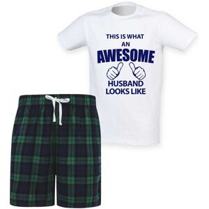 60 SECOND MAKEOVER Men's This Is What An Awesome Boyfriend Looks Like Pyjama Set in Green Size: XS Green XS 60 SECOND MAKEOVER Men's This Is What An Awesome Boyfriend Looks Like Pyjama Set in Green Size: XS Green XS
