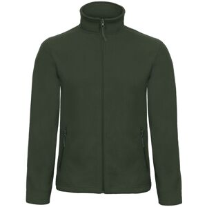 B&C Men's ID.501 Fleece Jacket in Green Size: Small Green S B&C Men's ID.501 Fleece Jacket in Green Size: Small Green S