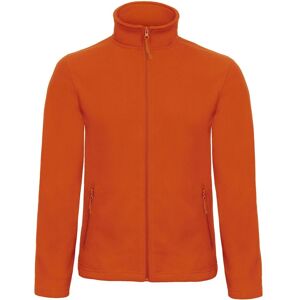B&C Men's ID.501 Fleece Jacket in Peach Size: Small Peach S B&C Men's ID.501 Fleece Jacket in Peach Size: Small Peach S