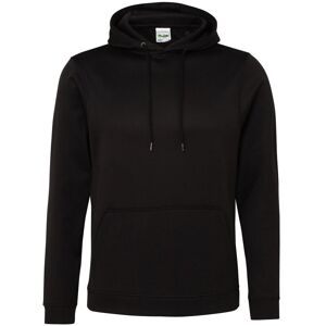Awdis Unisex Polyester Sports Hoodie - Jet Black XXL Awdis Unisex Polyester Sports Hoodie - Jet Black XXL