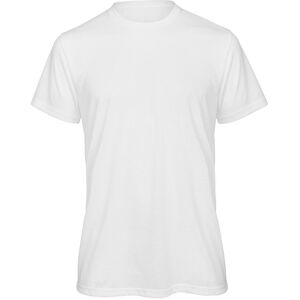 B&C Men's Sublimation T-Shirt in White Size: XL White XL B&C Men's Sublimation T-Shirt in White Size: XL White XL