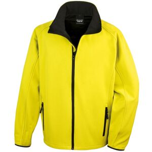 Result Core Men's Printable Soft Shell Jacket in Yellow Size: 4XL Yellow 4XL Result Core Men's Printable Soft Shell Jacket in Yellow Size: 4XL Yellow 4XL
