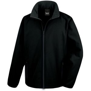 Result Core Men's Printable Soft Shell Jacket in Black Size: 4XL Black 4XL Result Core Men's Printable Soft Shell Jacket in Black Size: 4XL Black 4XL