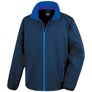 Result Core Men's Printable Soft Shell Jacket in Dark Navy Size: XL Dark Navy XL Result Core Men's Printable Soft Shell Jacket in Dark Navy Size: XL Dark Navy XL