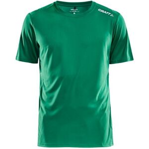 CRAFT Men's Rush Short-Sleeved T-Shirt in Emerald Size: XL Emerald XL CRAFT Men's Rush Short-Sleeved T-Shirt in Emerald Size: XL Emerald XL