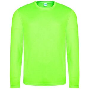 AWDis Cool Men's Moisture Wicking Long-Sleeved T-Shirt in Green Size: Medium Green M AWDis Cool Men's Moisture Wicking Long-Sleeved T-Shirt in Green Size: Medium Green M