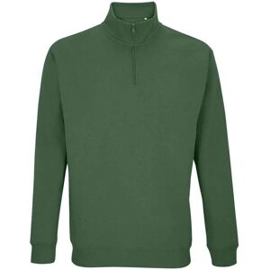 SOL'S Men's Conrad Quarter Zip Sweatshirt in Bottle Green Size: 2XL Bottle Green 2XL SOL'S Men's Conrad Quarter Zip Sweatshirt in Bottle Green Size: 2XL Bottle Green 2XL