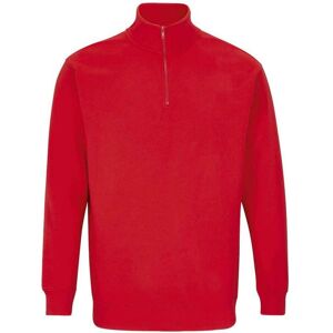 SOL'S Men's Conrad Quarter Zip Sweatshirt in Light Red Size: Medium Light Red M SOL'S Men's Conrad Quarter Zip Sweatshirt in Light Red Size: Medium Light Red M