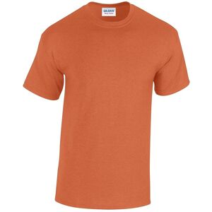 Gildan Men's Plain Cotton Heavy T-Shirt in Orange Size: Small Orange S Gildan Men's Plain Cotton Heavy T-Shirt in Orange Size: Small Orange S