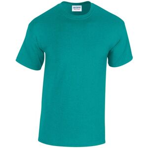 Gildan Men's Plain Cotton Heavy T-Shirt in Jade Size: Large Jade L Gildan Men's Plain Cotton Heavy T-Shirt in Jade Size: Large Jade L