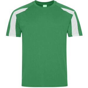 AWDis Cool Men's Contrast Moisture Wicking T-Shirt in Green Size: Medium Green M AWDis Cool Men's Contrast Moisture Wicking T-Shirt in Green Size: Medium Green M