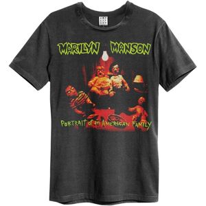 Amplified Marilyn Manson Charcoal XXL T-Shirt Amplified Marilyn Manson Charcoal XXL T-Shirt