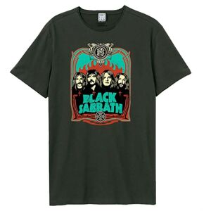 Black Sabbath Men's Flames T-Shirt in Charcoal Size: XL Charcoal XL Black Sabbath Men's Flames T-Shirt in Charcoal Size: XL Charcoal XL