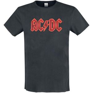 Amplified Men's I Power Up AC DC Logo T-Shirt in Charcoal Size: XL Charcoal XL Amplified Men's I Power Up AC DC Logo T-Shirt in Charcoal Size: XL Charcoal XL