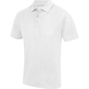 AWDis Cool Men's Moisture Wicking Polo Shirt in White Size: 5XL White 5XL AWDis Cool Men's Moisture Wicking Polo Shirt in White Size: 5XL White 5XL