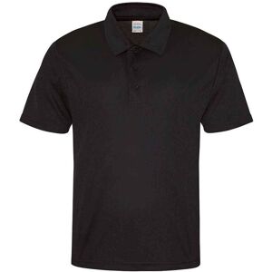 AWDis Cool Men's Moisture Wicking Polo Shirt in Black Size: 5XL Black 5XL AWDis Cool Men's Moisture Wicking Polo Shirt in Black Size: 5XL Black 5XL