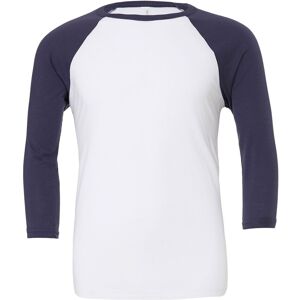 Bella + Canvas Men's Triblend 3 4 Sleeve Baseball T-Shirt in Off-White Size: 2XL Off-White 2XL Bella + Canvas Men's Triblend 3 4 Sleeve Baseball T-Shirt in Off-White Size: 2XL Off-White 2XL