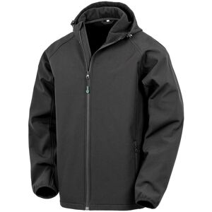 Result Men's Hooded 3 Layer Printable Soft Shell Jacket in Black Size: XL Black XL Result Men's Hooded 3 Layer Printable Soft Shell Jacket in Black Size: XL Black XL