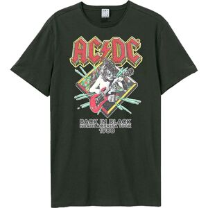 Amplified Men's North America Tour 80 AC DC Vintage T-Shirt in Charcoal Size: Medium Charcoal M Amplified Men's North America Tour 80 AC DC Vintage T-Shirt in Charcoal Size: Medium Charcoal M