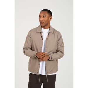 Brave Soul Men's Lightweight Coach Style Jacket in Taupe Size: Medium Taupe M Brave Soul Men's Lightweight Coach Style Jacket in Taupe Size: Medium Taupe M