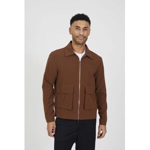 Brave Soul Men's Patch Pocket Harrington Jacket in Tan Size: Medium Tan M Brave Soul Men's Patch Pocket Harrington Jacket in Tan Size: Medium Tan M