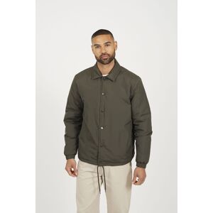 Brave Soul Men's Padded Coach Jacket in Khaki Size: Medium Khaki M Brave Soul Men's Padded Coach Jacket in Khaki Size: Medium Khaki M