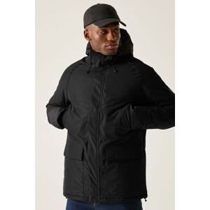 Regatta Men's Savon Hooded Waterproof Breathable Insulated Jacket in Black Size: Small Black S Regatta Men's Savon Hooded Waterproof Breathable Insulated Jacket in Black Size: Small Black S