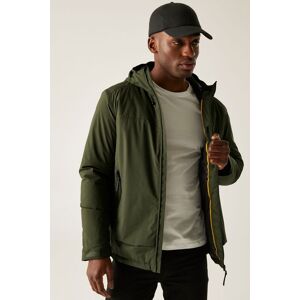 Regatta Men's Winsar Hooded Waterproof Breathable Insulated Jacket in Dark Olive Size: 2XL Dark Olive 2XL Regatta Men's Winsar Hooded Waterproof Breathable Insulated Jacket in Dark Olive Size: 2XL Dark Olive 2XL