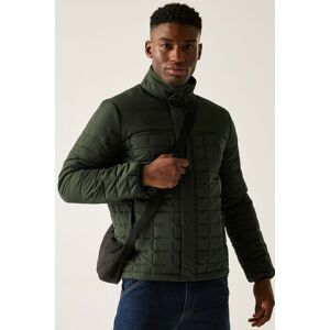 Regatta Men's Haire Hooded Insulating Baffled Jacket in Dark Olive Size: Small Dark Olive S Regatta Men's Haire Hooded Insulating Baffled Jacket in Dark Olive Size: Small Dark Olive S