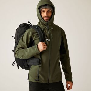 Regatta Men's 'Birchdale' Waterproof Shell Jacket in Green Size: 3XL Green 3XL Regatta Men's 'Birchdale' Waterproof Shell Jacket in Green Size: 3XL Green 3XL