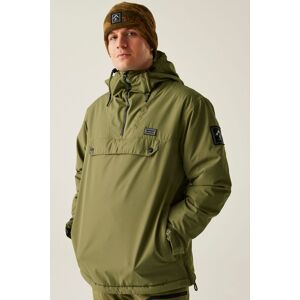 Dare 2b Men's Freeride Overhead Waterproof Breathable Insulated Skiing Jacket in Green Size: 3XL Green 3XL Dare 2b Men's Freeride Overhead Waterproof Breathable Insulated Skiing Jacket in Green Size: 3XL Green 3XL