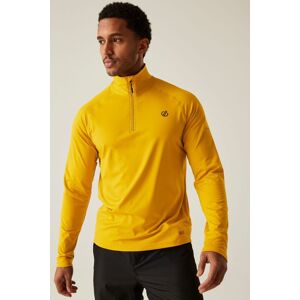Dare 2b Men's Fuse Up II Lightweight Core Half Zip Stretch Midlayer in Yellow Size: Small Yellow S Dare 2b Men's Fuse Up II Lightweight Core Half Zip Stretch Midlayer in Yellow Size: Small Yellow S