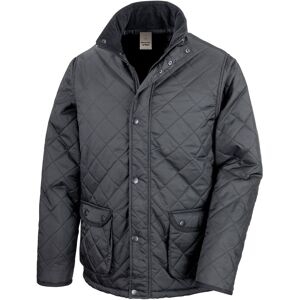 Result Men's Cheltenham Padded Jacket in Black Size: Medium Black M Result Men's Cheltenham Padded Jacket in Black Size: Medium Black M