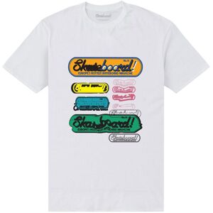 Skateboard! Men's Magazine More Static T-Shirt in White Size: 2XL White 2XL Skateboard! Men's Magazine More Static T-Shirt in White Size: 2XL White 2XL