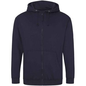 Awdis Navy Full Zip Hoodie - Hoodie Awdis Navy Full Zip Hoodie - Hoodie
