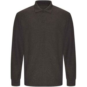 PRO RTX Men's Pro Piqué Long-Sleeved Polo Shirt in Charcoal Size: 4XL Charcoal 4XL PRO RTX Men's Pro Piqué Long-Sleeved Polo Shirt in Charcoal Size: 4XL Charcoal 4XL
