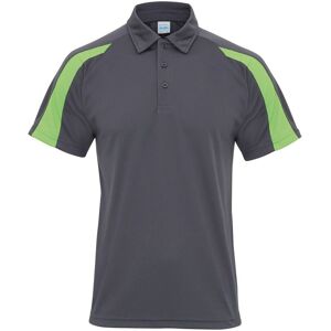 AWDis Cool Men's Contrast Polo Shirt in Charcoal Size: Small Charcoal S AWDis Cool Men's Contrast Polo Shirt in Charcoal Size: Small Charcoal S