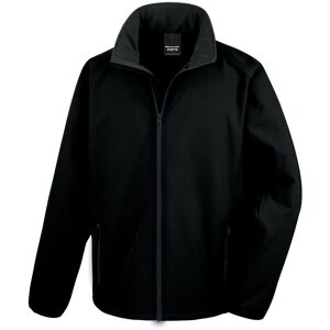 Result Core Men's Printable Soft Shell Jacket in Black Size: 2XL Black 2XL Result Core Men's Printable Soft Shell Jacket in Black Size: 2XL Black 2XL